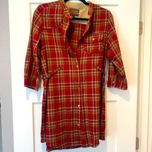 Plaid Pendleton tunic.. or dress